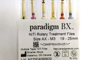 Canadian Medical Device Licence for Paradigm Endodontic Files